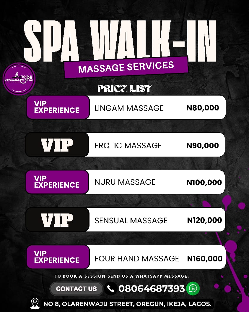 spa walk in vip experience